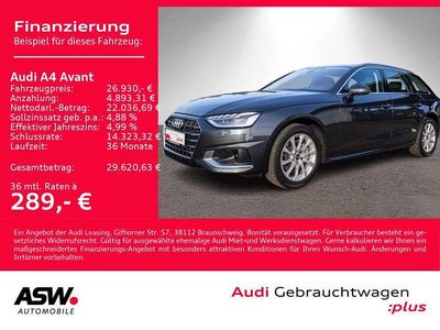 Gebraucht Audi A4 Advanced Plus 204 PS (150 kW) 2023 Manhattangrau metallic Kombi