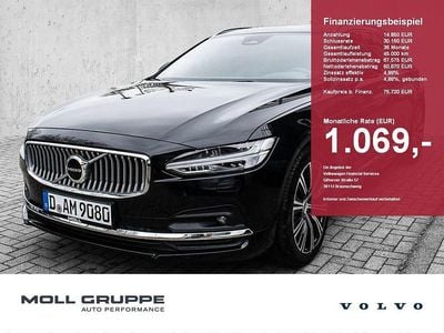 Gebraucht Volvo V90 Plus 197 PS (144 kW) 2024 Onyx black / metallic Kombi