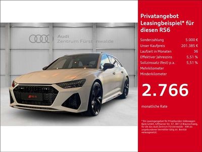 Neu Audi RS6 Performance 630 PS (463 kW) 2026 Gletscherweiß matteffektlack a Kombi