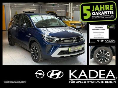 Gebraucht Opel Crossland X Elegance 110 PS (80 kW) 2023 Lackierung nautic blue met/metallic klar (metallic) SUV