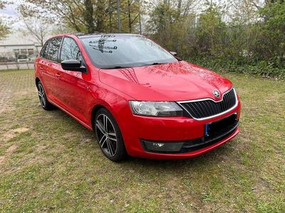 Brugt Skoda Rapid Elegance 90 HK (66 kW) 2014 Rød Hatchback