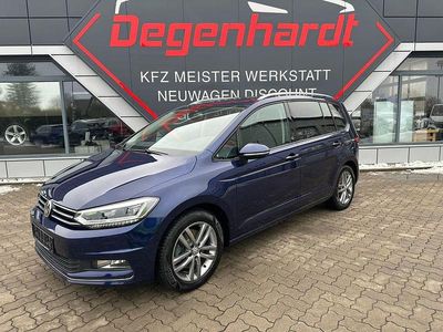 Gebraucht VW Touran Sound 150 PS (110 kW) 2017 Blau Van / Kleinbus