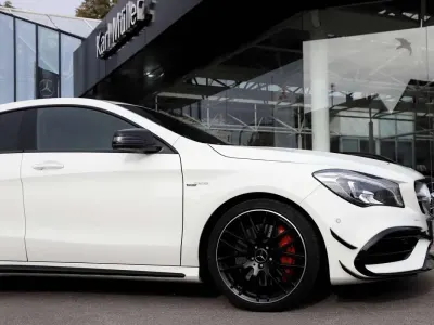 Gebraucht Mercedes CLA45 AMG AMG 381 PS (280 kW) 2017 Weiß Coupé