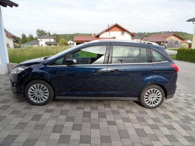 Gebraucht Ford Grand C-Max Titanium 163 PS (119 kW) 2010 Blau Van / Kleinbus
