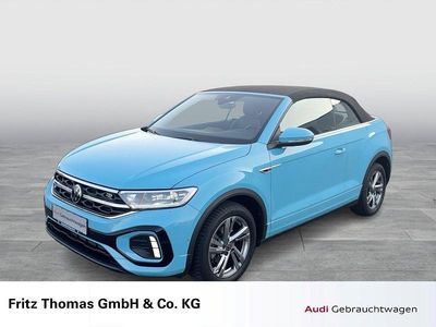 Gebraucht VW T-Roc Cabriolet R-line 150 PS (110 kW) 2023 Blau Cabrio