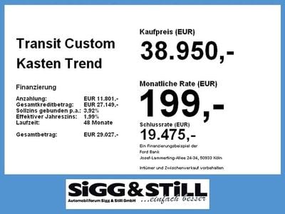 Neu Ford Transit Custom Trend 150 PS (110 kW) 2026 Frost weiß Van / Kleinbus