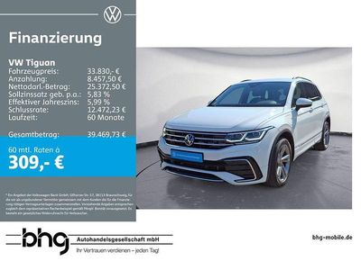 Gebraucht VW Tiguan R-line 245 PS (180 kW) 2022 Pure white SUV