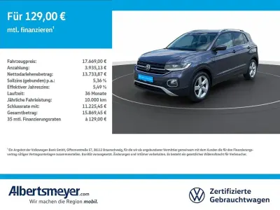 Gebraucht VW T-Cross Style 110 PS (80 kW) 2022 Grau SUV