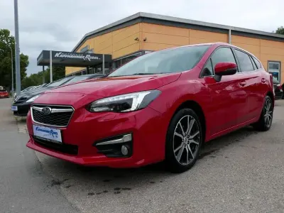 Gebraucht Subaru Impreza Exclusive+ 156 PS (114 kW) 2019 Rot Limousine