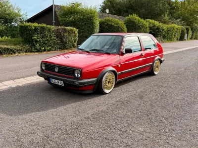 Gebraucht VW Golf II Style 54 PS (39 kW) 1991 Rot Kleinwagen