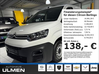 gebraucht Citroën Berlingo Kasten Club L1 1.2 PureTech EU6d 110 Klimaanlage Bluetooth