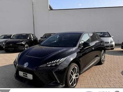 Ny MG MG4 EV Luxury 150 kW (204 HK) 2025 Svart Halvkombi