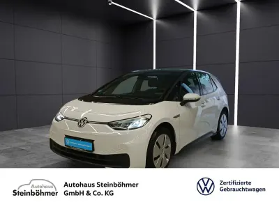 Gebraucht VW ID.3 Pure 110 kW (150 PS) 2021 Gletscherweiss (weiß) Kleinwagen