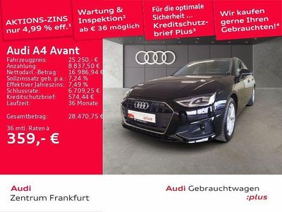 Gebraucht Audi A4 150 PS (110 kW) 2023 Brillantschwarz Kombi
