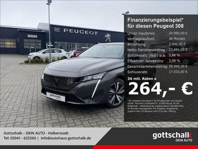 Gebraucht Peugeot 308 131 PS (96 kW) 2023 Grau Kombi