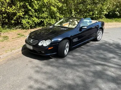 Gebraucht Mercedes SL500 306 PS (225 kW) 2006 Blau Cabrio