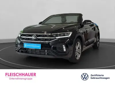 Gebraucht VW T-Roc Cabriolet R-line 150 PS (110 kW) 2025 Schwarz Cabrio