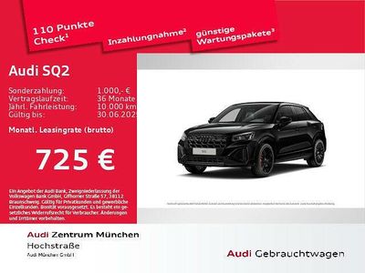 Mythosschwarz metallic Gebraucht 2025 Audi SQ2 Ambiente SUV | 54.930 €