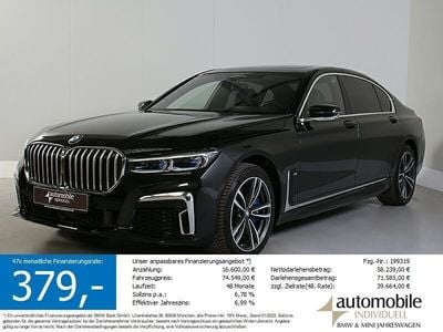 Gebraucht BMW 750L M Sport 530 PS (389 kW) 2022 Schwarz Limousine