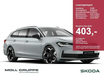 Neu Skoda Superb SportLine 150 PS (110 kW) 2026 Aluminiumsilber metallic Kombi