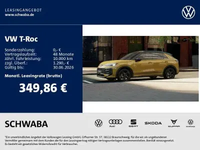 Nouvelle VW T-Roc R-line 150 ch (110 kW) 2026 Jaune SUV