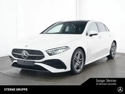 Gebraucht Mercedes A200 Premium 150 PS (110 kW) 2024 Unilack polarweiß Limousine