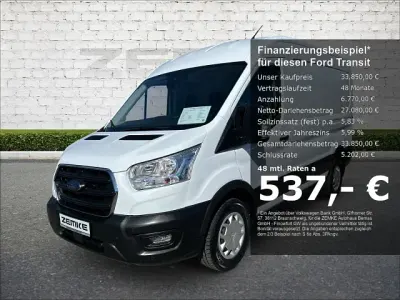 Gebraucht Ford Transit Trend 170 PS (125 kW) 2021 Weiß Limousine