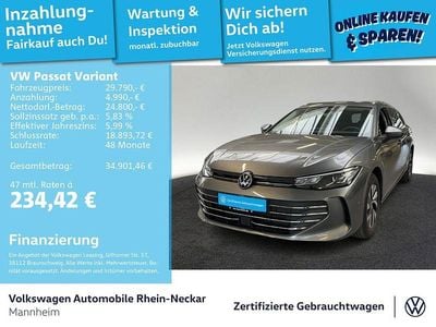 Gebraucht VW Passat Business 122 PS (89 kW) 2024 Diabasgrau metallic Kombi