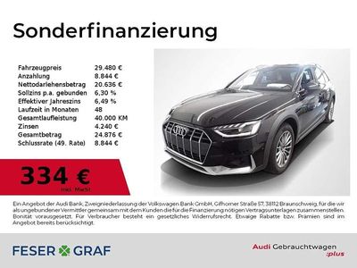 Mythosschwarz metallic Gebraucht 2022 Audi A4 Allroad Business Kombi | 29.480 € (Fairer Preis)