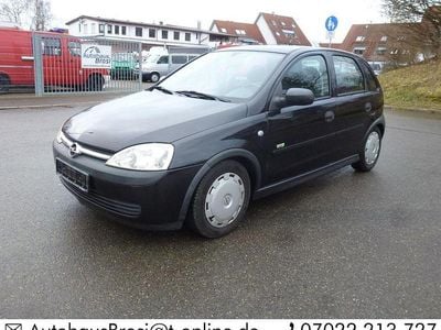 Gebraucht Opel Corsa Eco 58 PS (42 kW) 2002 Schwarz Kleinwagen