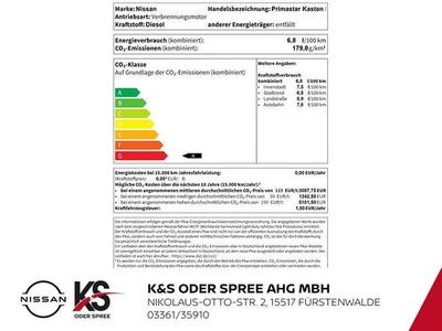 Gebraucht Nissan Primastar N-Connecta 131 PS (96 kW) 2025 Weiss Van / Kleinbus