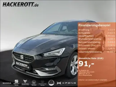 Gebraucht Seat Leon FR 204 PS (150 kW) 2022 Mitternachtsschwarz Limousine