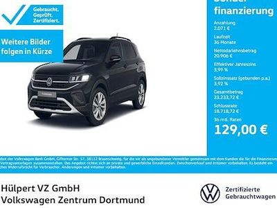 Schwarz Gebraucht 2025 VW T-Cross Goal SUV | 22.977 € (Guter Preis)