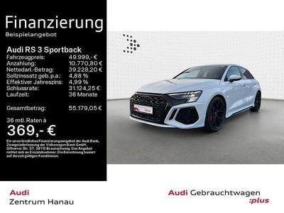 Gebraucht Audi RS3 Sport 400 PS (294 kW) 2022 Gletscherweiß metallic Limousine