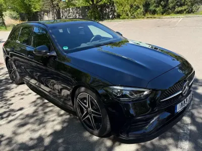 Brugt Mercedes C200 AMG line 204 HK (150 kW) 2022 Sort Stationcar