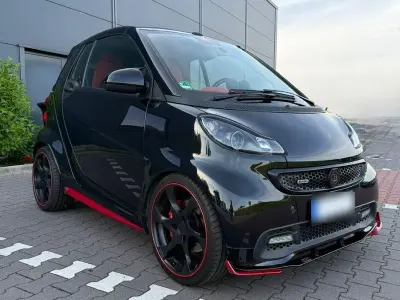 Gebraucht Smart ForTwo Cabrio Brabus 71 PS (52 kW) 2011 Schwarz Cabrio