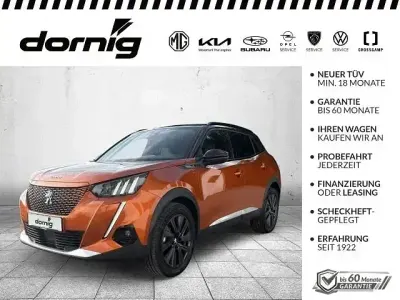 Gebraucht Peugeot e-2008 GT 100 kW (136 PS) 2021 Orange fusion metallic SUV