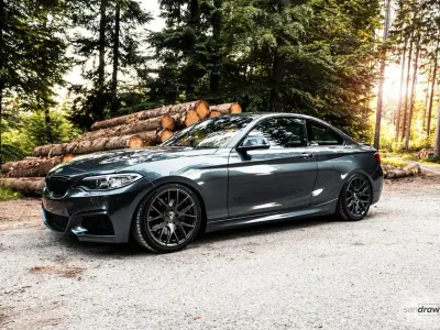 Brugt BMW M235 M Performance 326 HK (239 kW) 2015 Grå Coupe