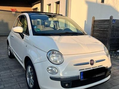Gebraucht Fiat 500 Lounge 69 PS (50 kW) 2009 Weiß Cabrio