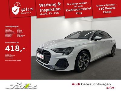 Gletscherweiß metallic Gebraucht 2025 Audi A3 S-Line Limousine | 35.899 € (Guter Preis)