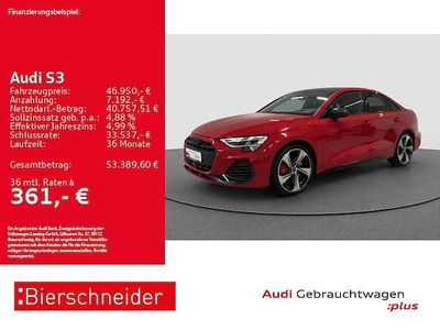 Gebraucht Audi S3 Ambiente 333 PS (244 kW) 2024 Progressivrot metallic Limousine