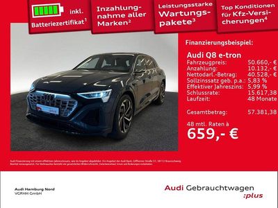 Usata Audi Q8 e-tron S-Line 300 kW (408 CV) 2023 Blu SUV