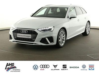 Gebraucht Audi A4 S-Line 204 PS (150 kW) 2022 Gletscherweiß metallic Kombi
