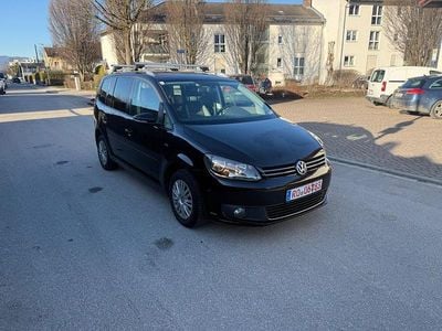 Gebraucht VW Touran Life 105 PS (77 kW) 2013 Schwarz Van / Kleinbus