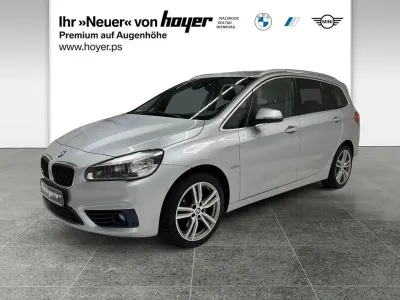 Gebraucht BMW 218 Gran Tourer Efficient Dynamics 150 PS (110 kW) 2016 Silber Van / Kleinbus