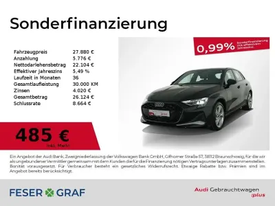Gebraucht Audi A3 Advanced Plus 150 PS (110 kW) 2025 Mythosschwarz metallic Limousine