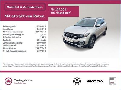 Gebraucht VW T-Cross Move 110 PS (80 kW) 2023 Silber SUV