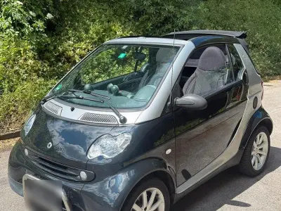Gebraucht Smart ForTwo Cabrio Pure 41 PS (30 kW) 2006 Schwarz Cabrio