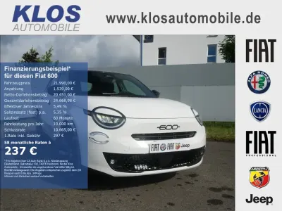 Neu Fiat 600 Street 101 PS (74 kW) 2026 Weiss SUV