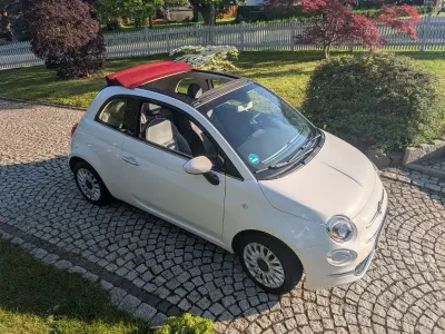 Gebraucht Fiat 500C Lounge 69 PS (50 kW) 2017 Weiß Cabrio